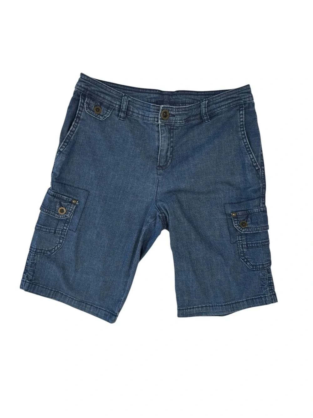 Style & Co. Men's Denim Cargo Shorts in Blue Wash